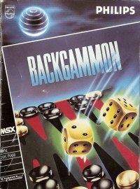 Backgammon PAL MSX PAL box art